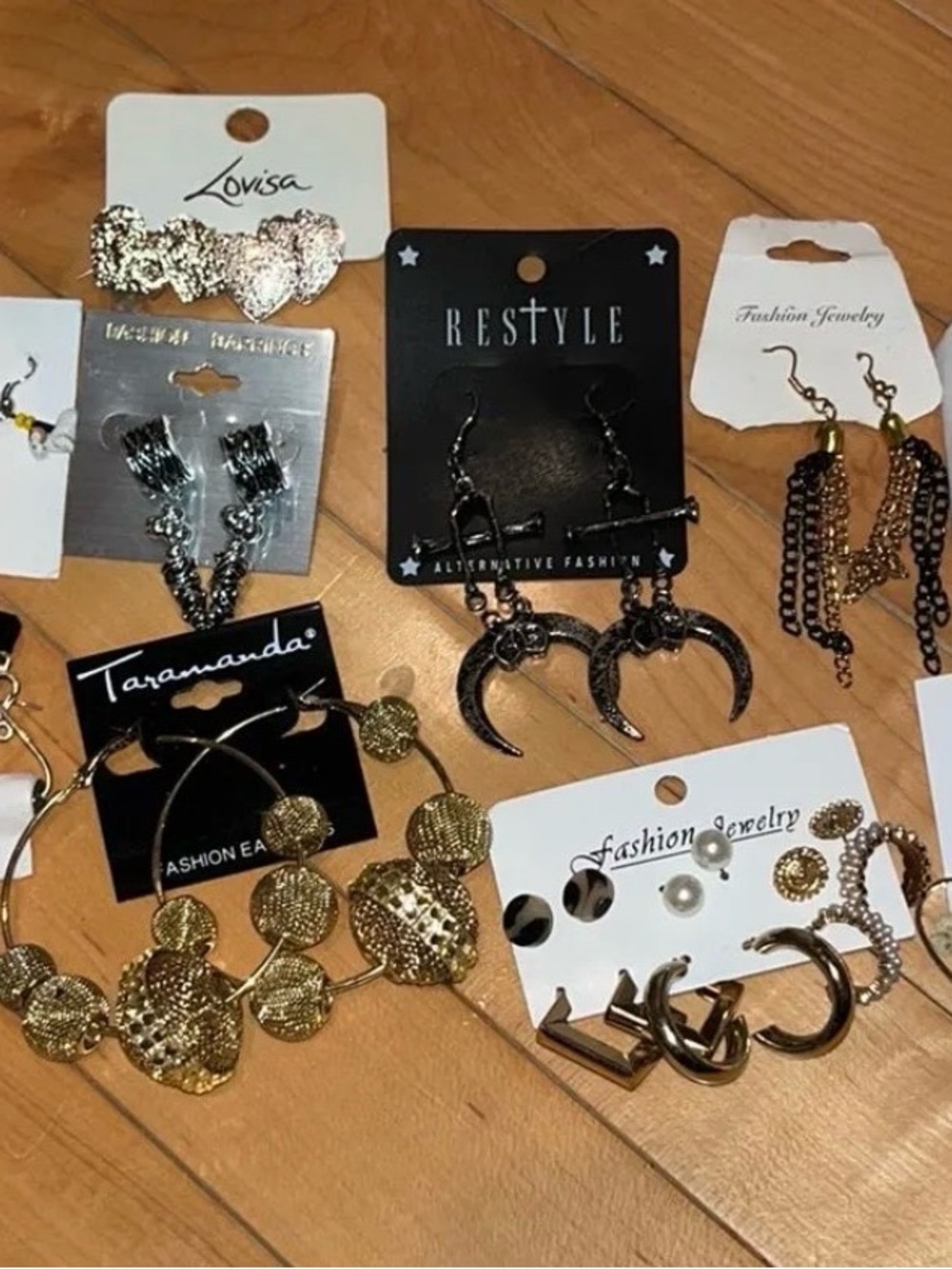 Lot of Black and Silver jewelry